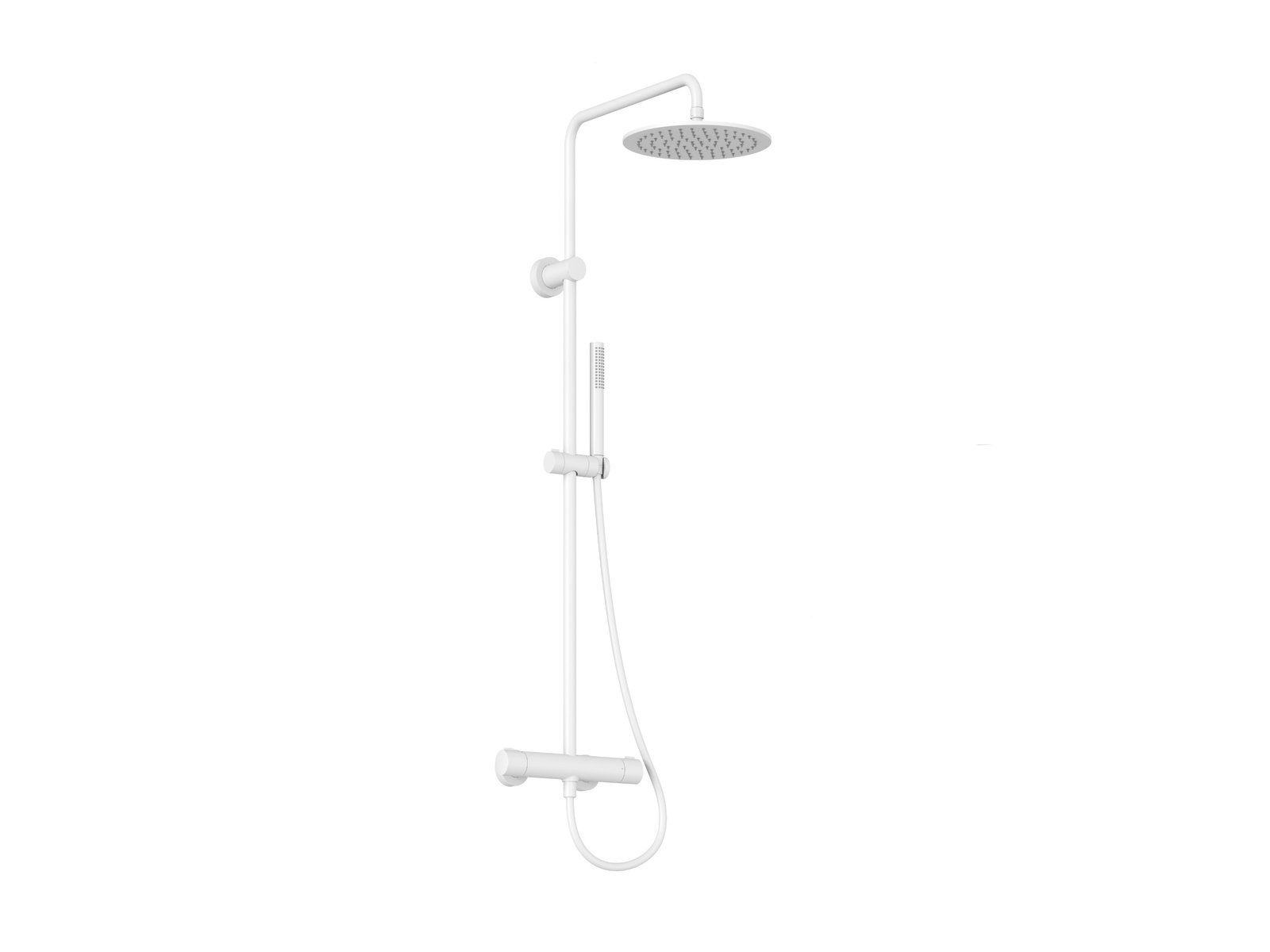 Ravak Spring set doccia a parete con termostato con soffione bianco X070579