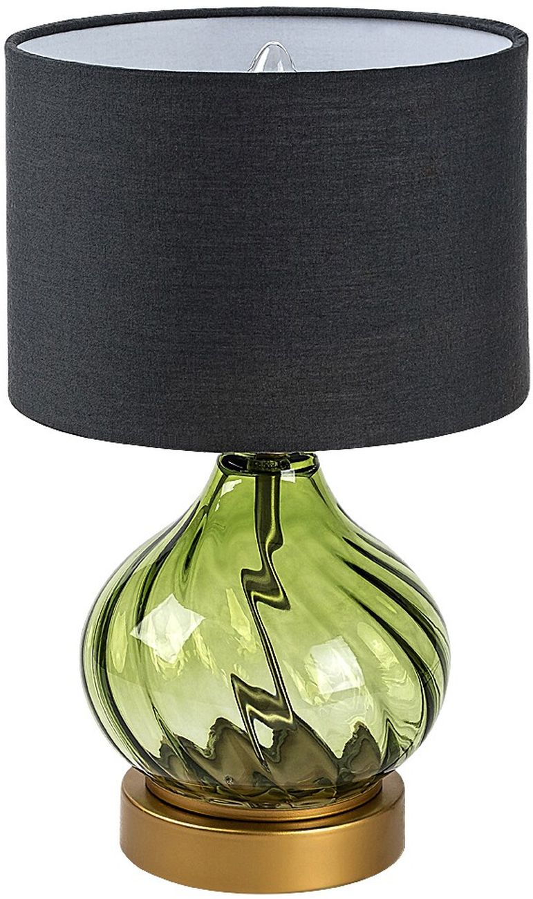 Rabalux Pirelo lampada da tavolo 1x25 W nero-verde 74033