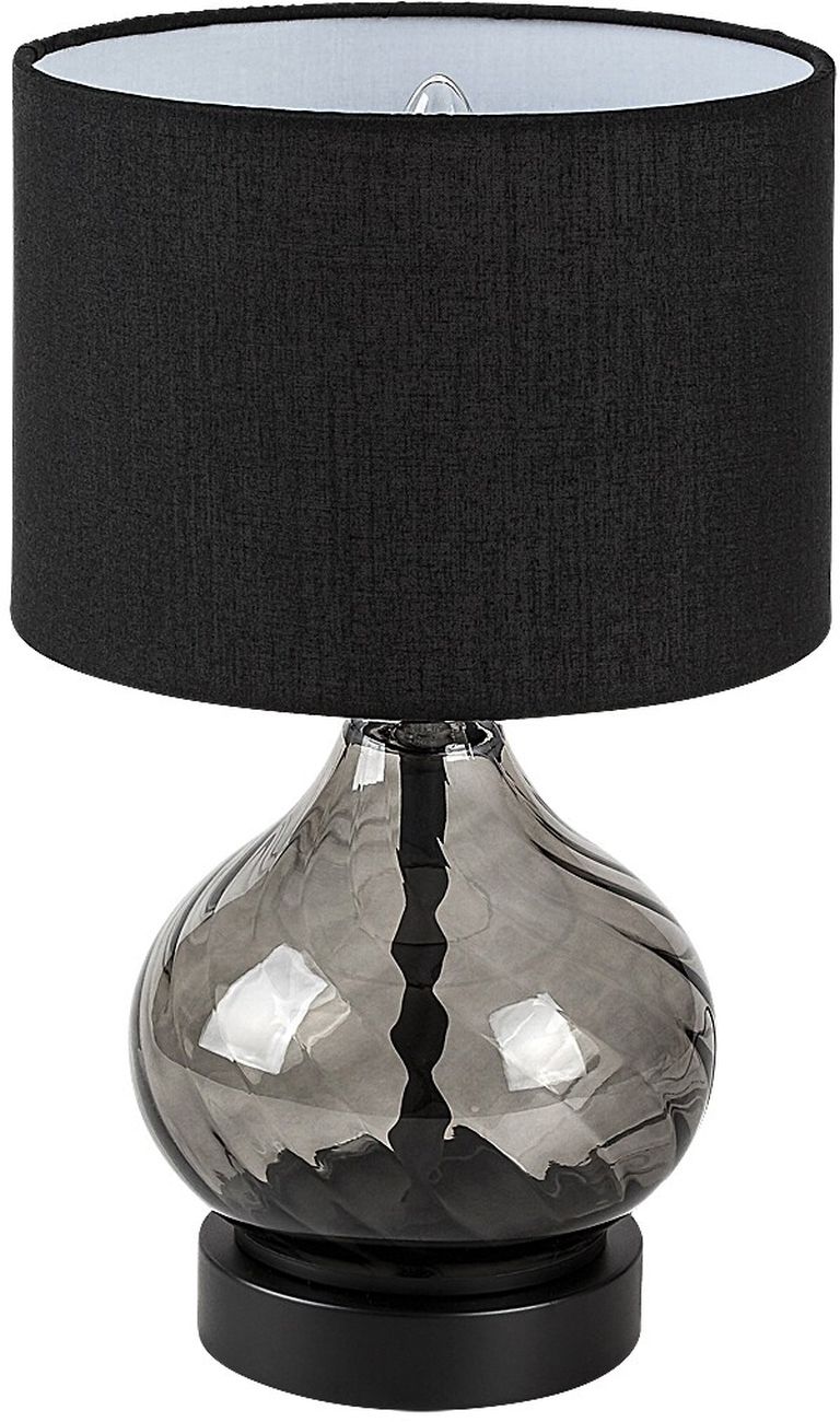 Rabalux Pirelo lampada da tavolo 1x25 W nero-fumé 74034