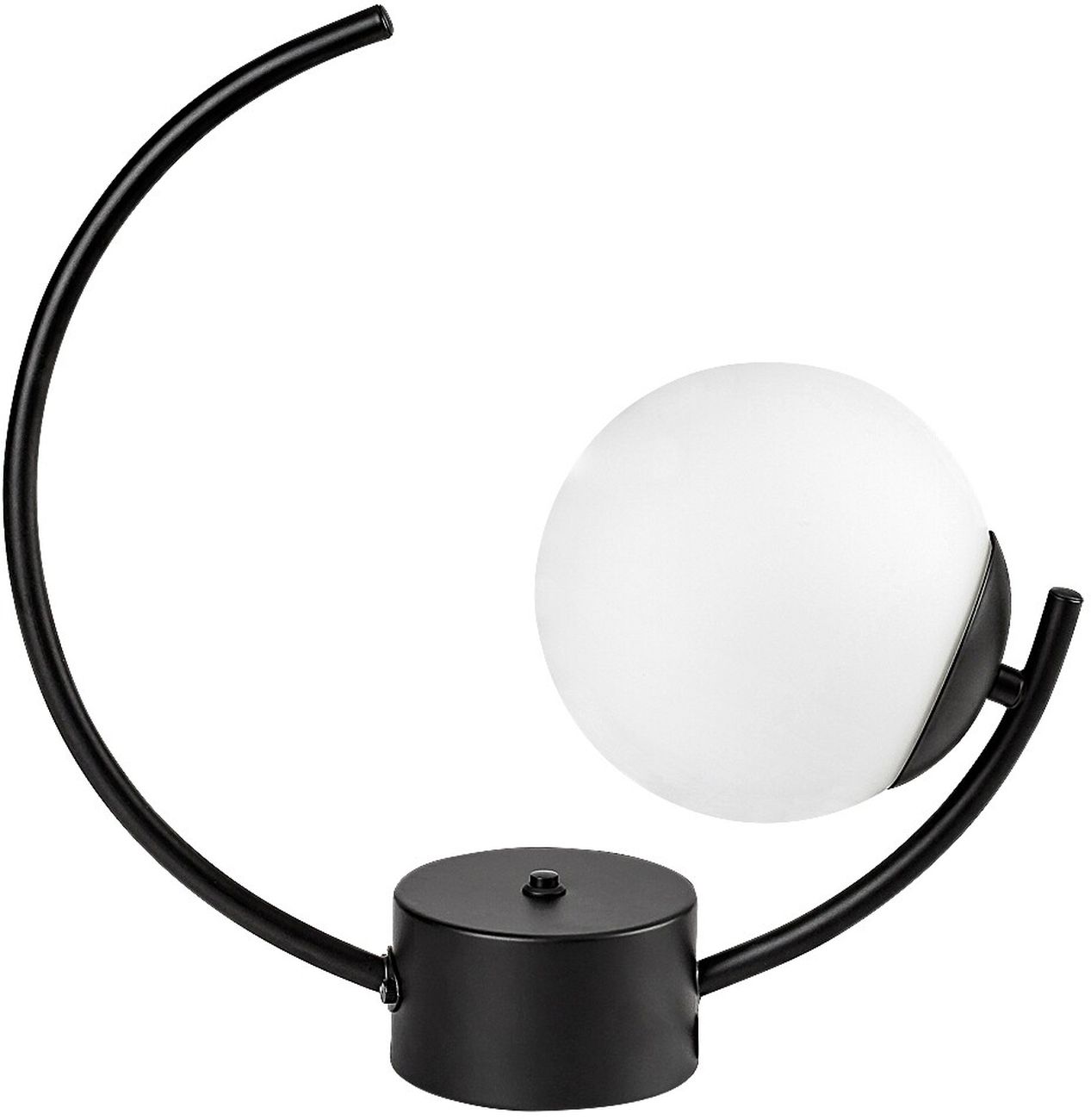 Rabalux Mesiro lampada da tavolo 1x25 W bianco-nero 74035