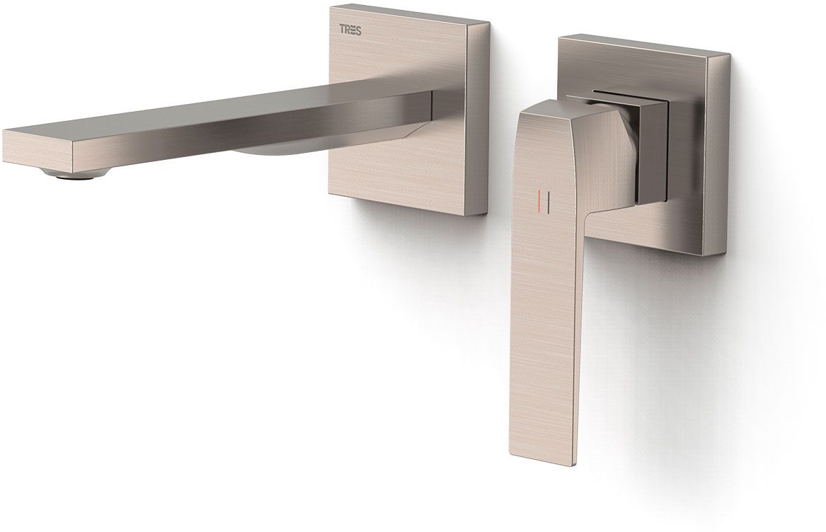 Tres Slim Exclusive rubinetto per lavabo da incasso acciaio 20230021AC