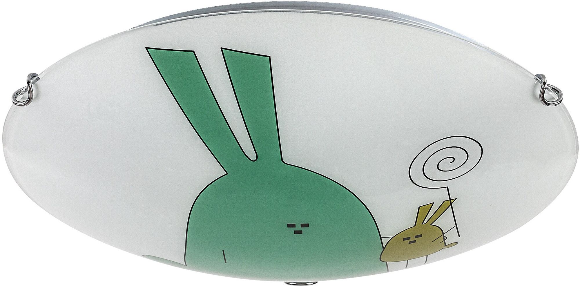 Rabalux Flappy plafoniera 2x60 W bianco-multicolore 71279