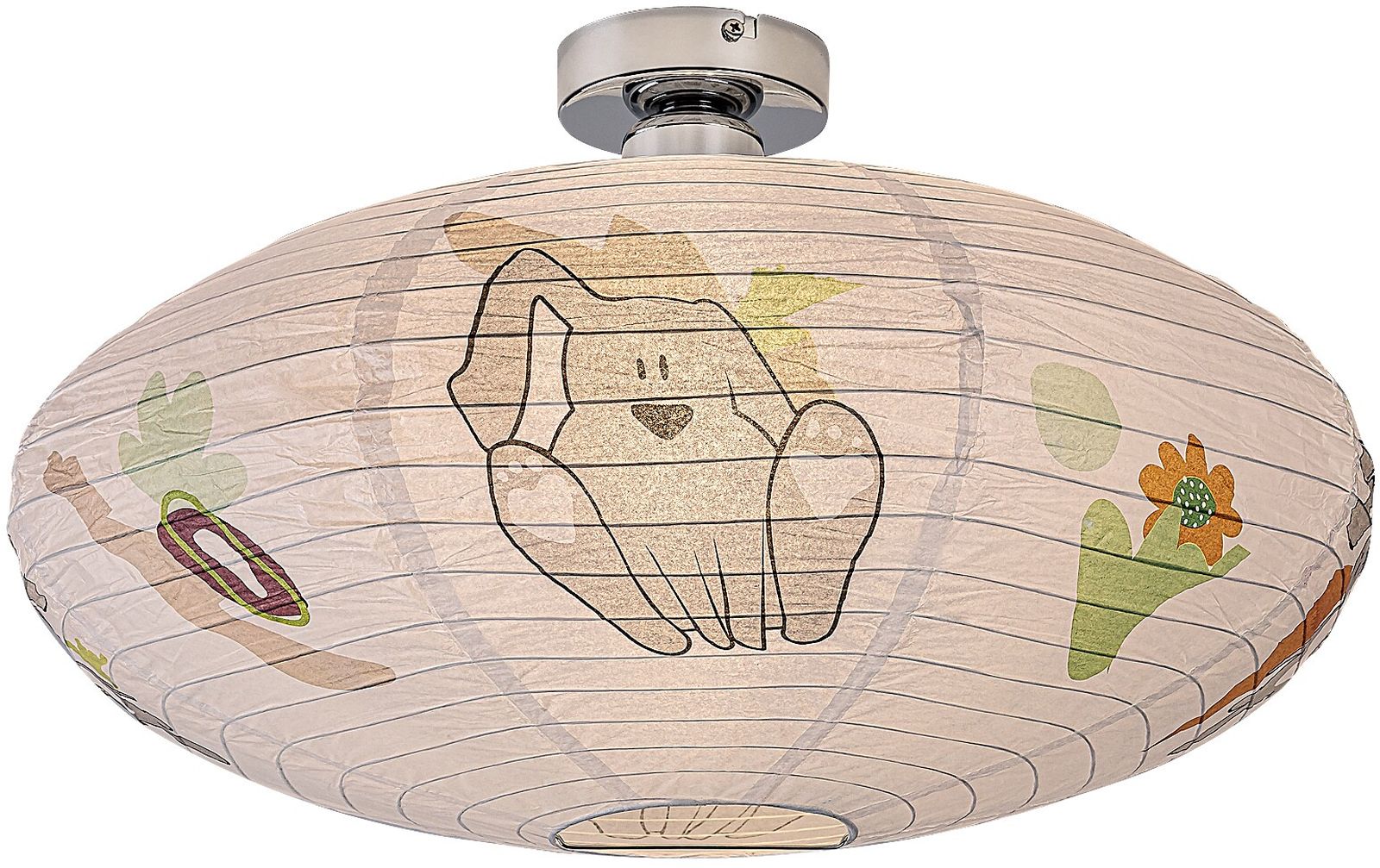 Rabalux Hopply lampada da soffitto 1x40 W bianco-multicolore 71408