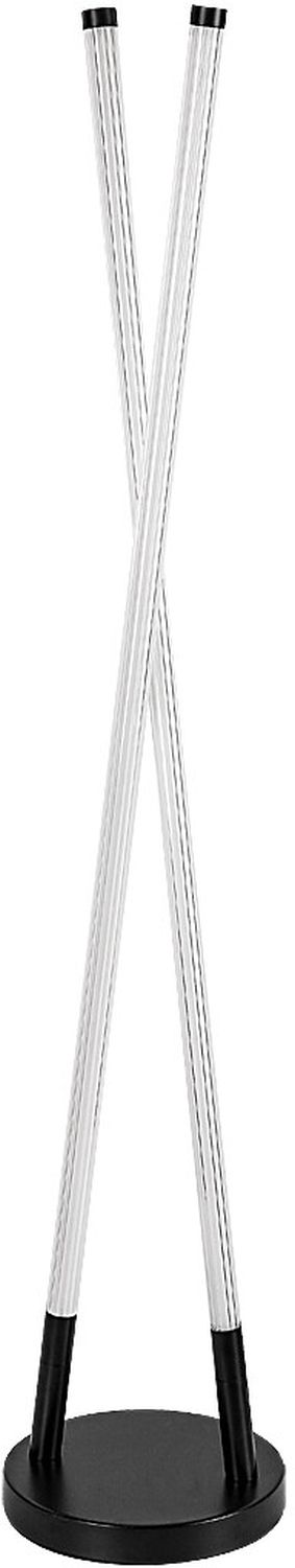 Rabalux Nivaro lampada da terra 2x28 W bianco-nero 74166