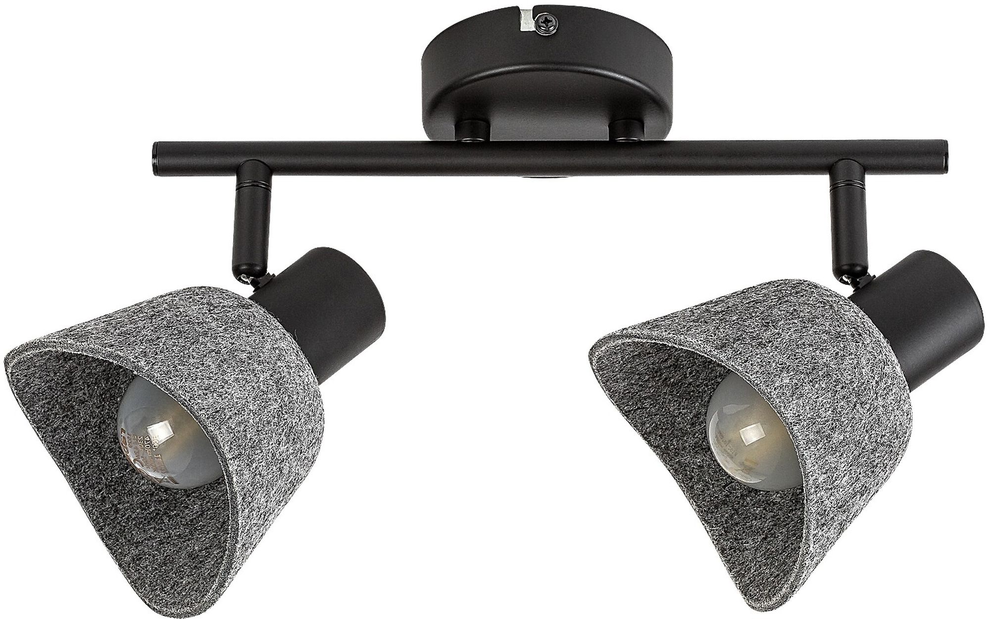 Rabalux Farelia lampada da soffitto 2x10 W nero-grigio 73006