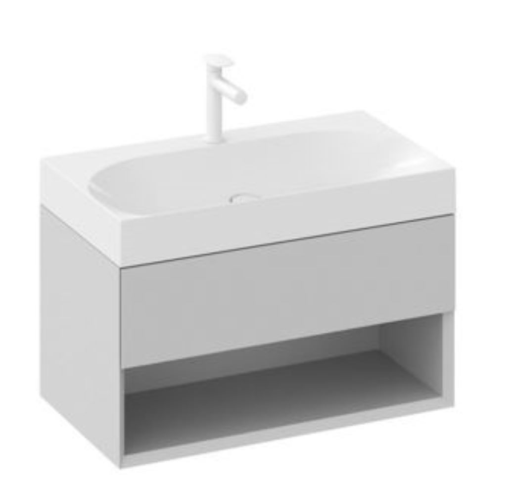 Ravak Lite armadietto 80x45x43 cm sottolavabo sospeso grigio X000001865