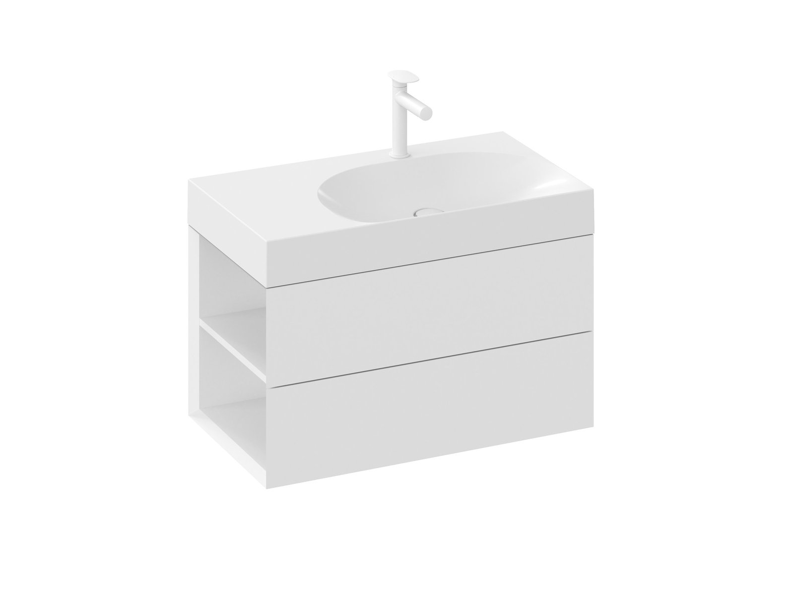 Ravak Lite armadietto 80x45x43 cm sottolavabo sospeso bianco X000001873