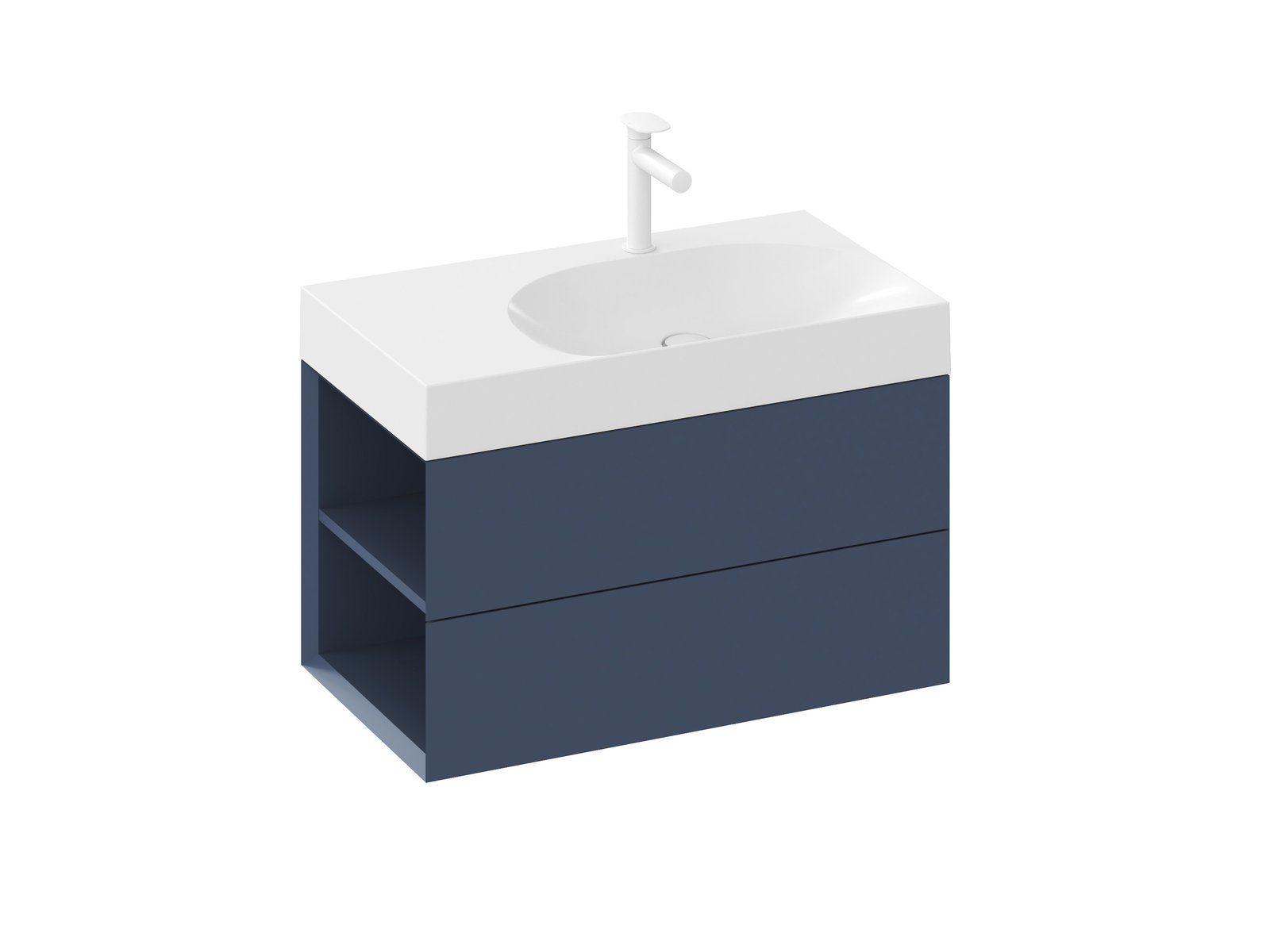 Ravak Lite armadietto 80x45x43 cm sottolavabo sospeso blu X000001875