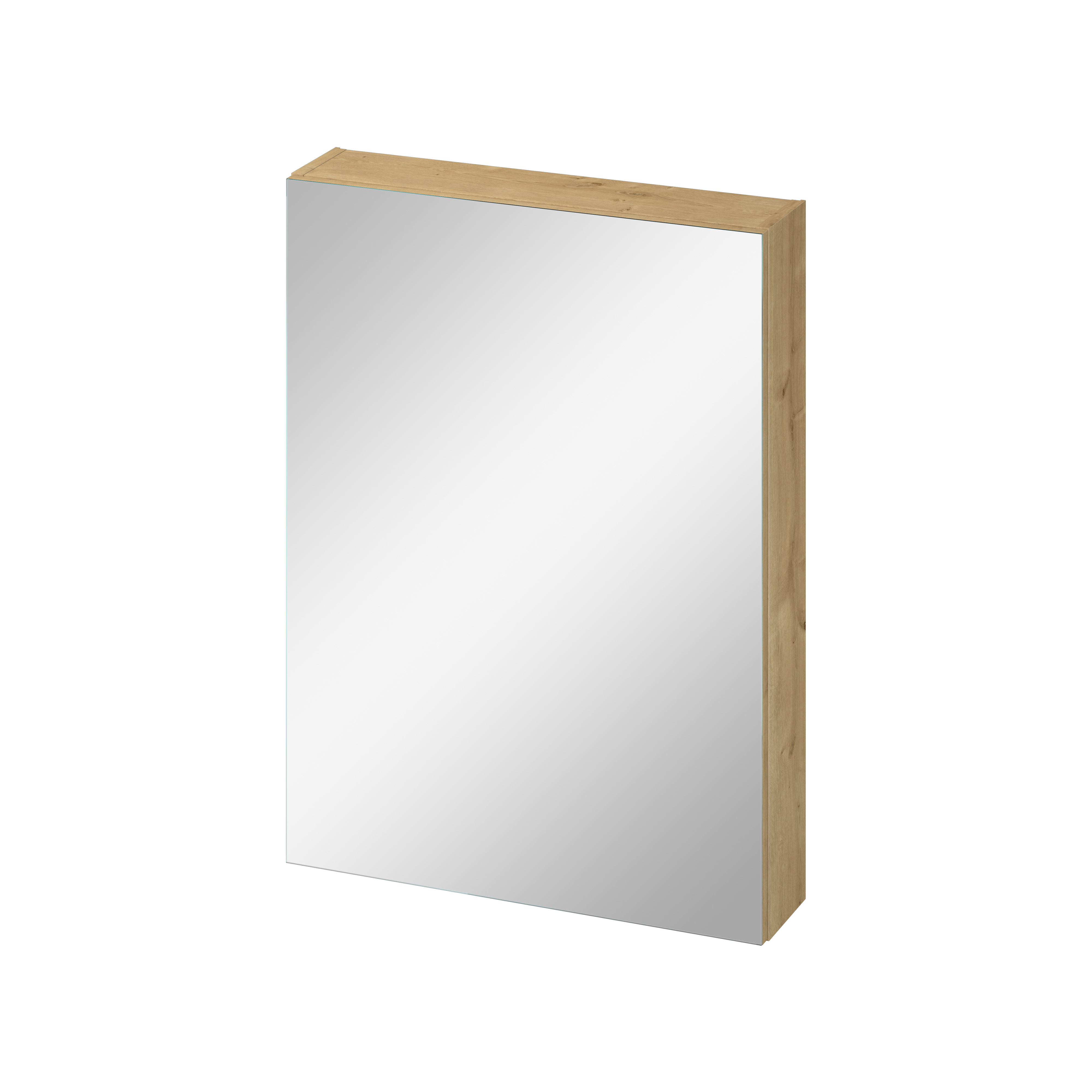 Cersanit City armadietto 59.4x14.1x80 cm con specchio rovere S584-115