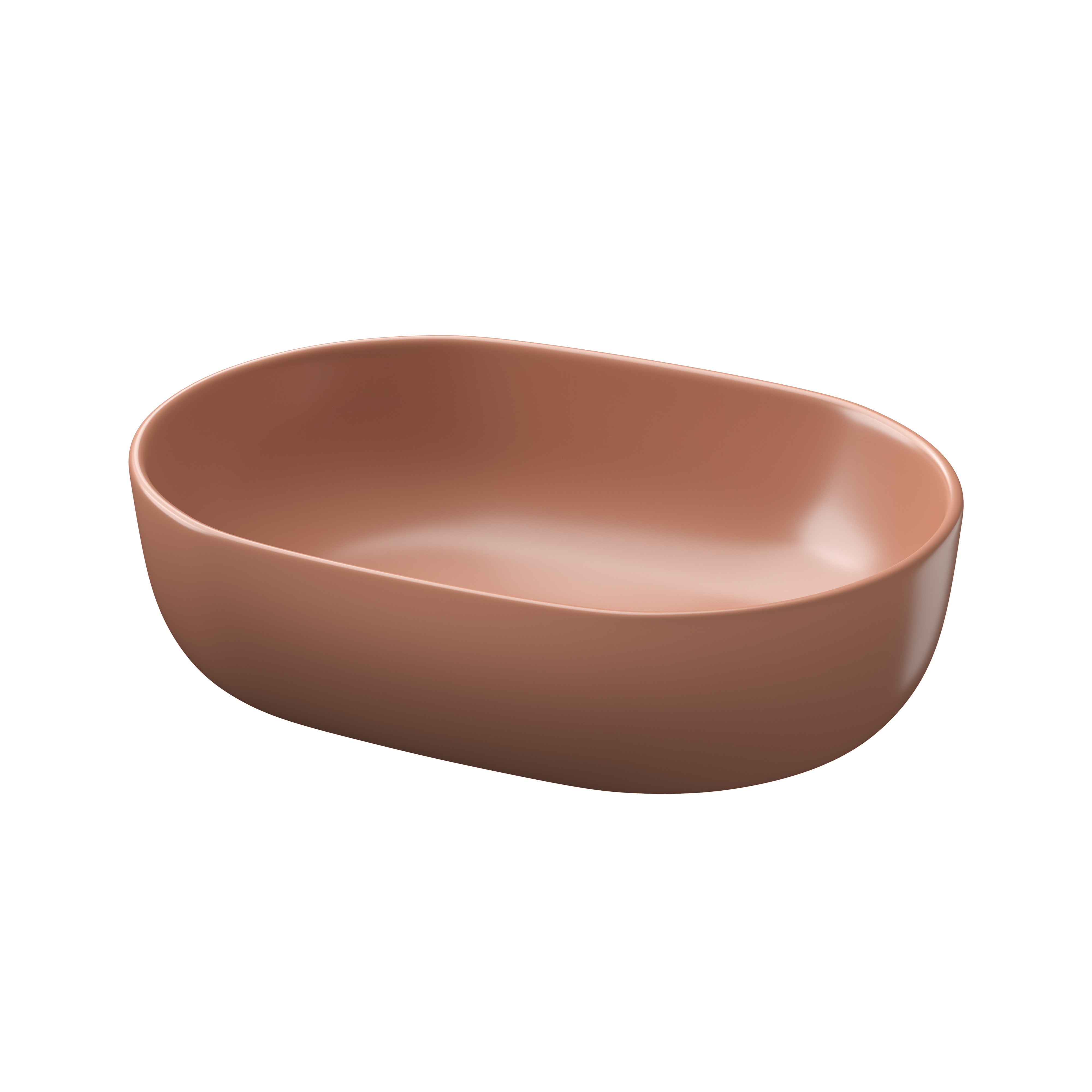 Cersanit Moduo lavabo 50x35.5 cm ovale da appoggio opaca K116-131