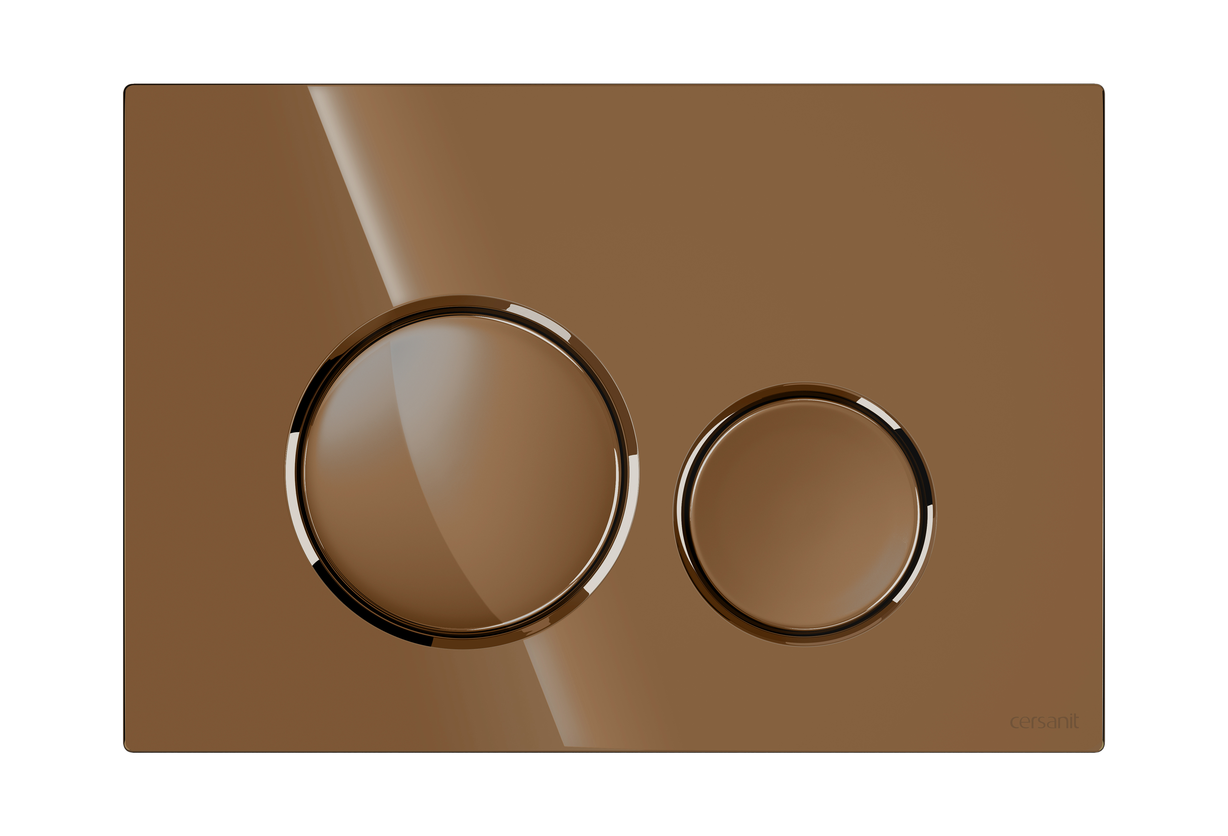 Cersanit Luna placca di comando per WC rame K97-0588