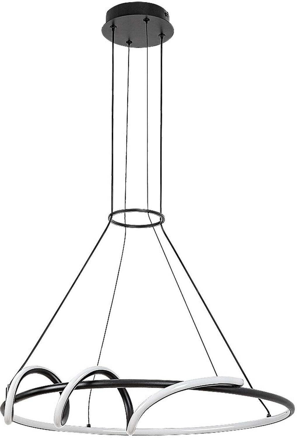 Rabalux Menazi lampada sospesa intelligente 1x46 W bianco-nero 72022