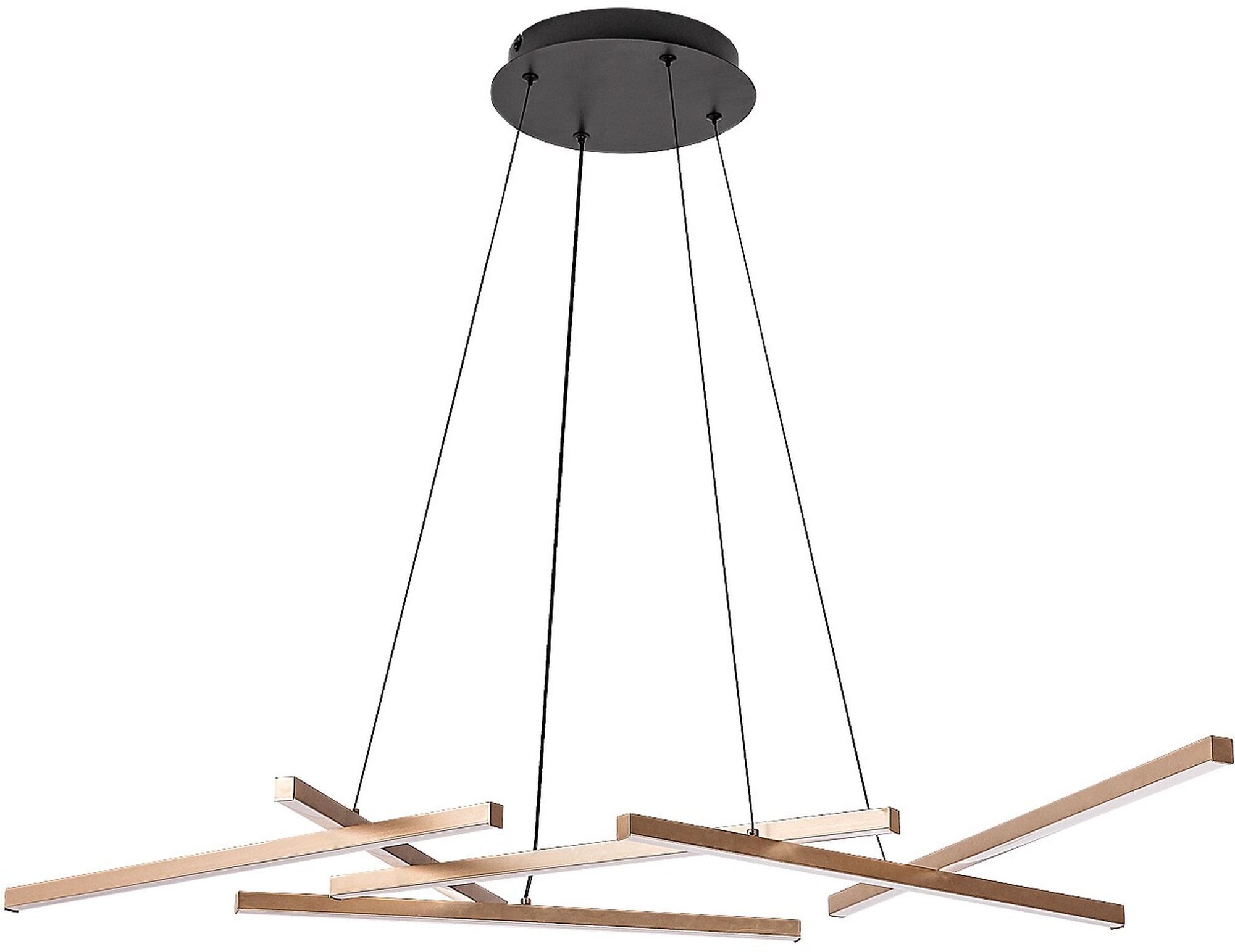 Rabalux Severine lampada sospesa intelligente 5x40 W bianco-nero-oro 72369