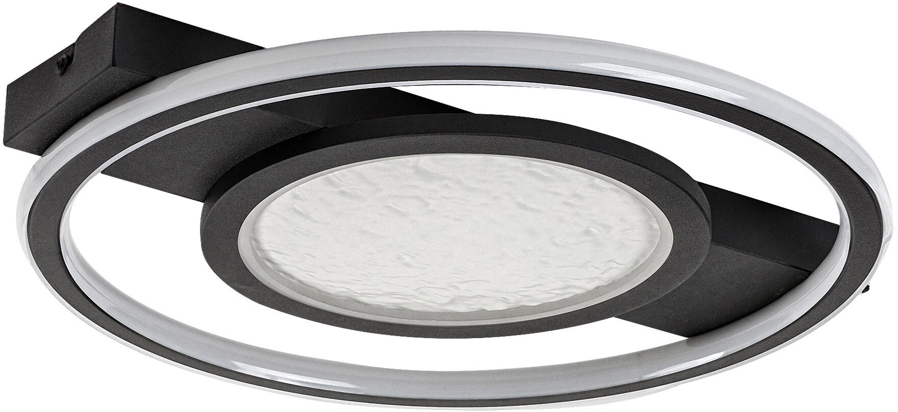 Rabalux Aranis lampada da soffitto 2x50 W bianco-nero 71377