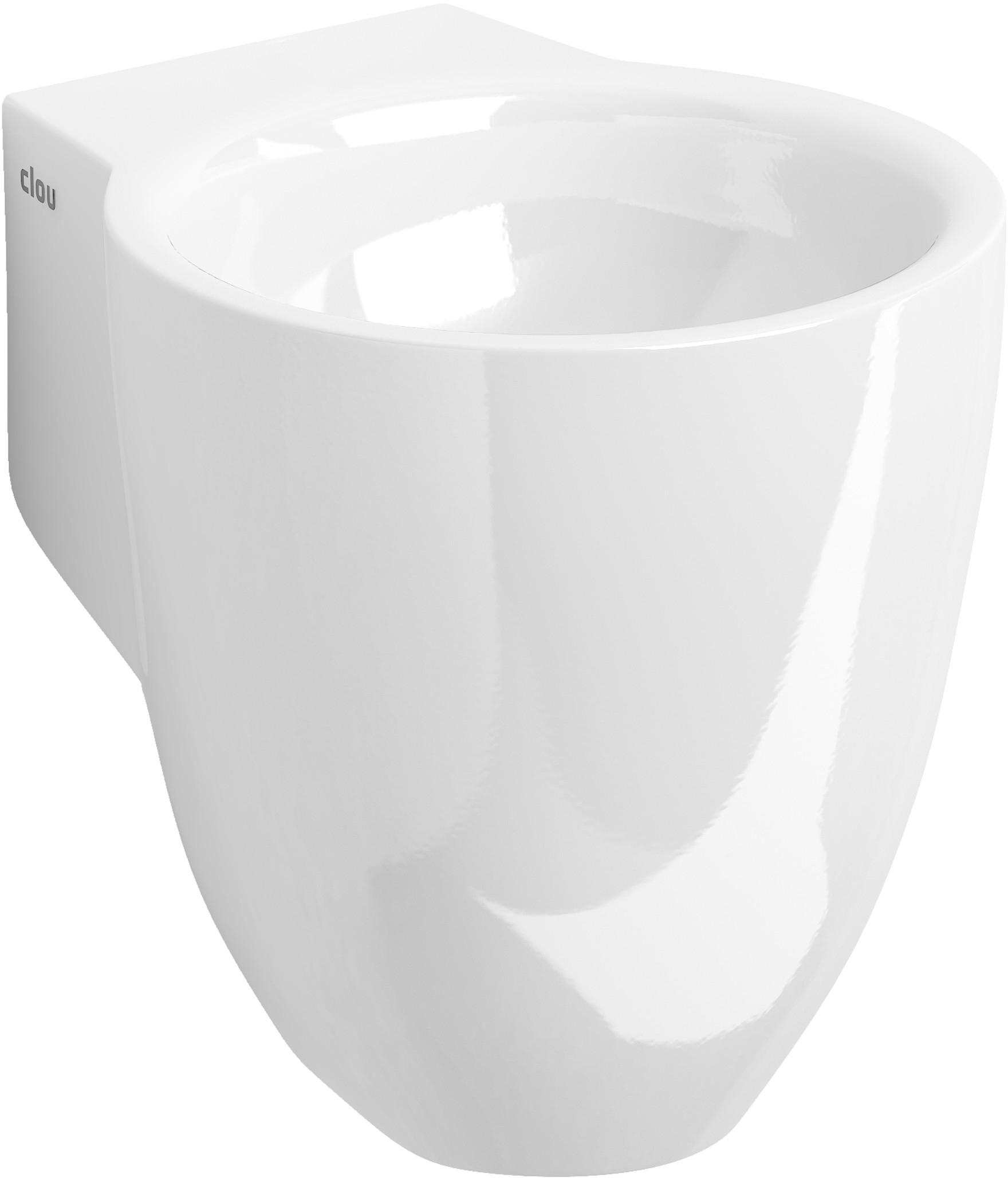 Clou Flush lavabo 31.5x27 cm rotonda a parete bianco CL/03.03061