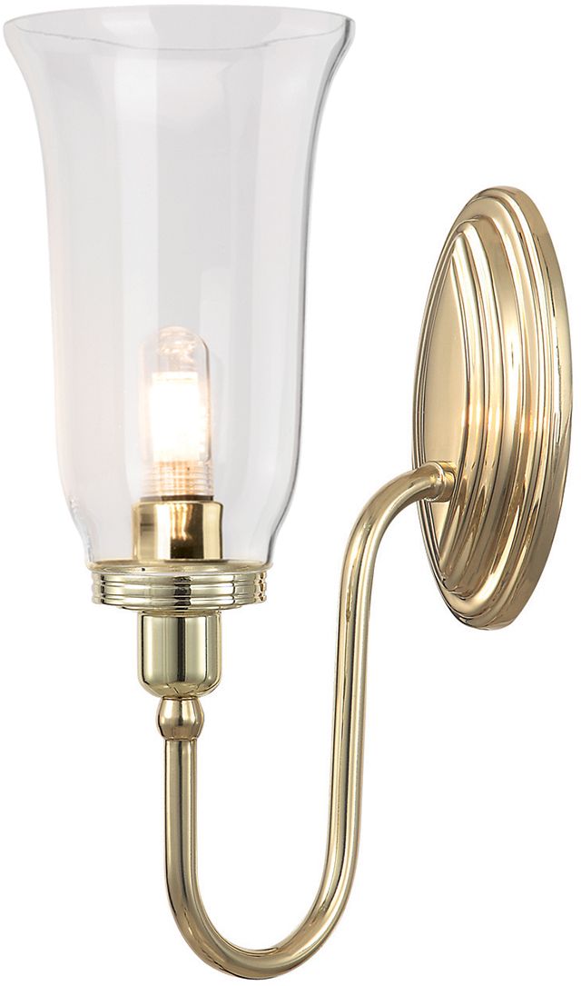 Elstead Lighting Blake lampada da parete 1x3 W ottone BATH-BLAKE2-PB