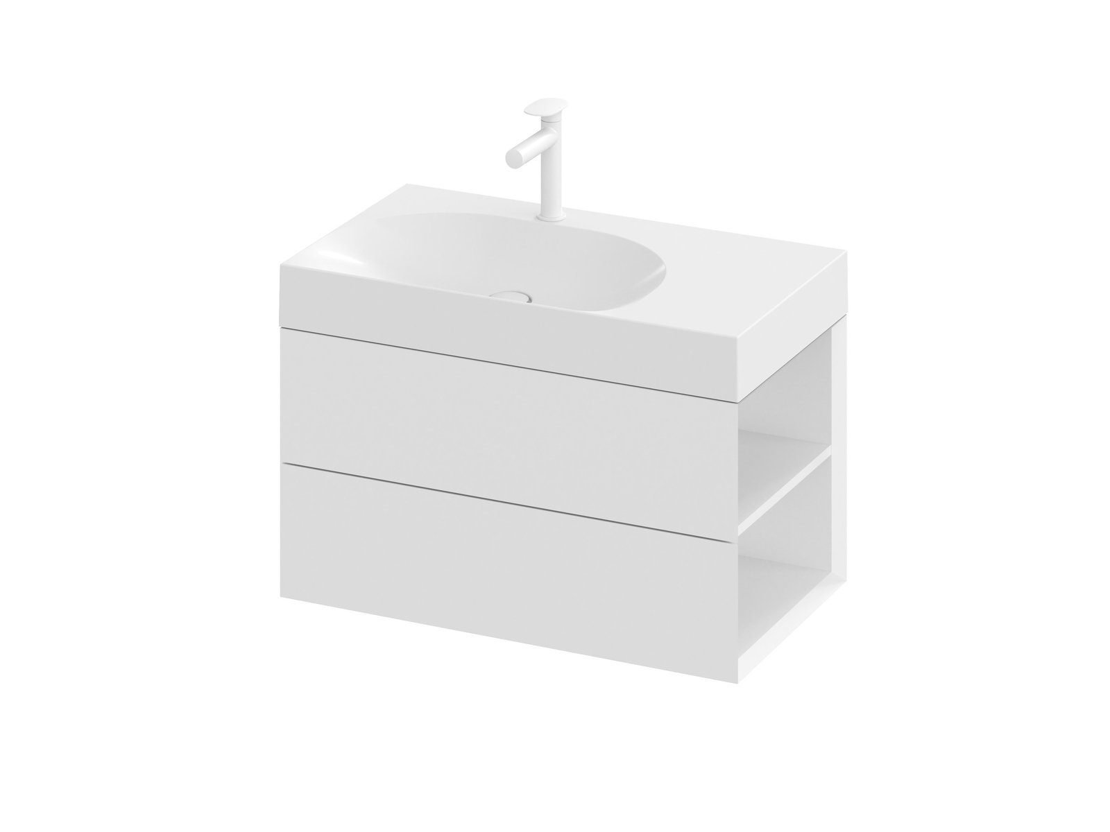 Ravak Lite armadietto 80x45x43 cm sottolavabo sospeso bianco X000001885