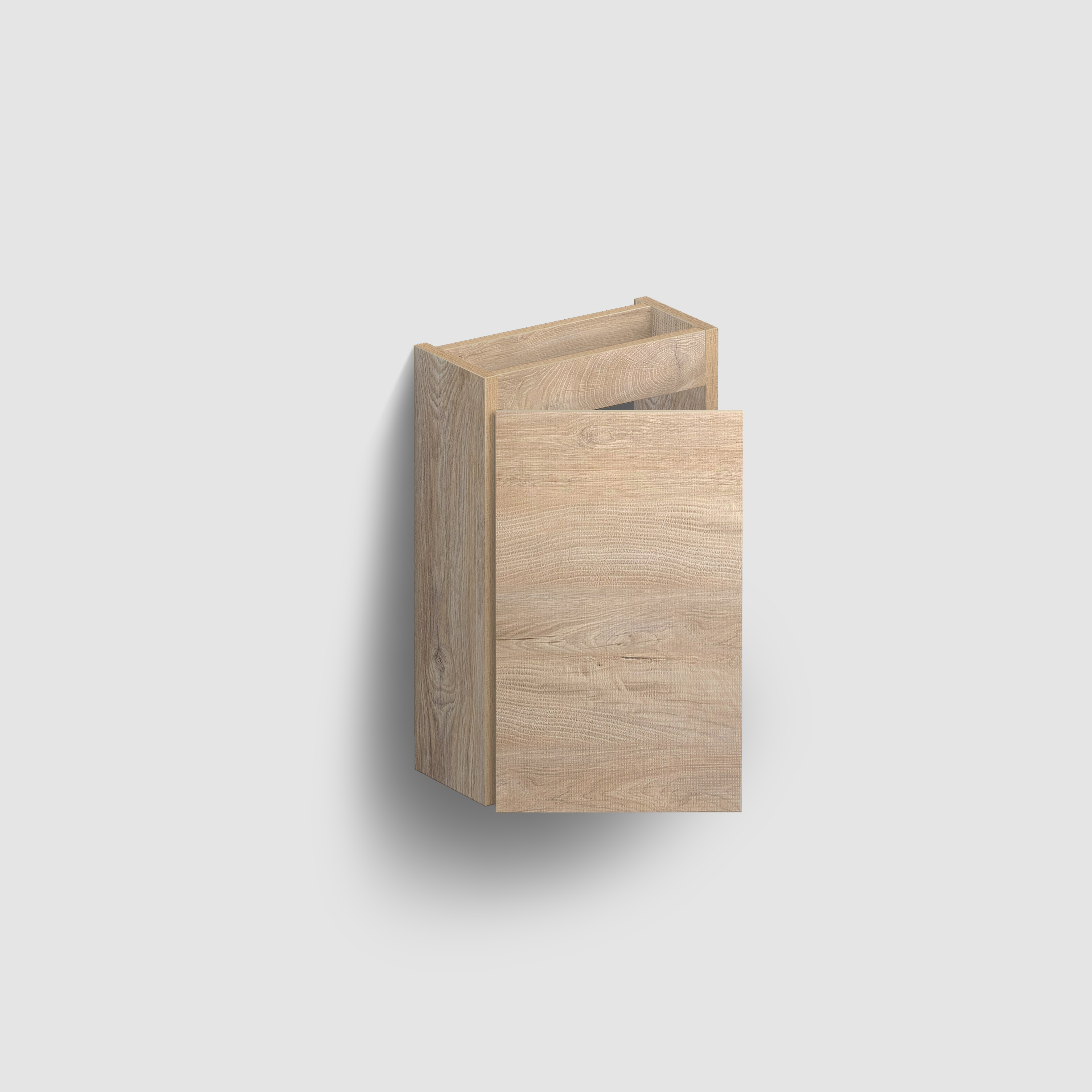 Clou Flush armadietto 36x18x55 cm sottolavabo sospeso rovere IB/07.16.7036.63.L