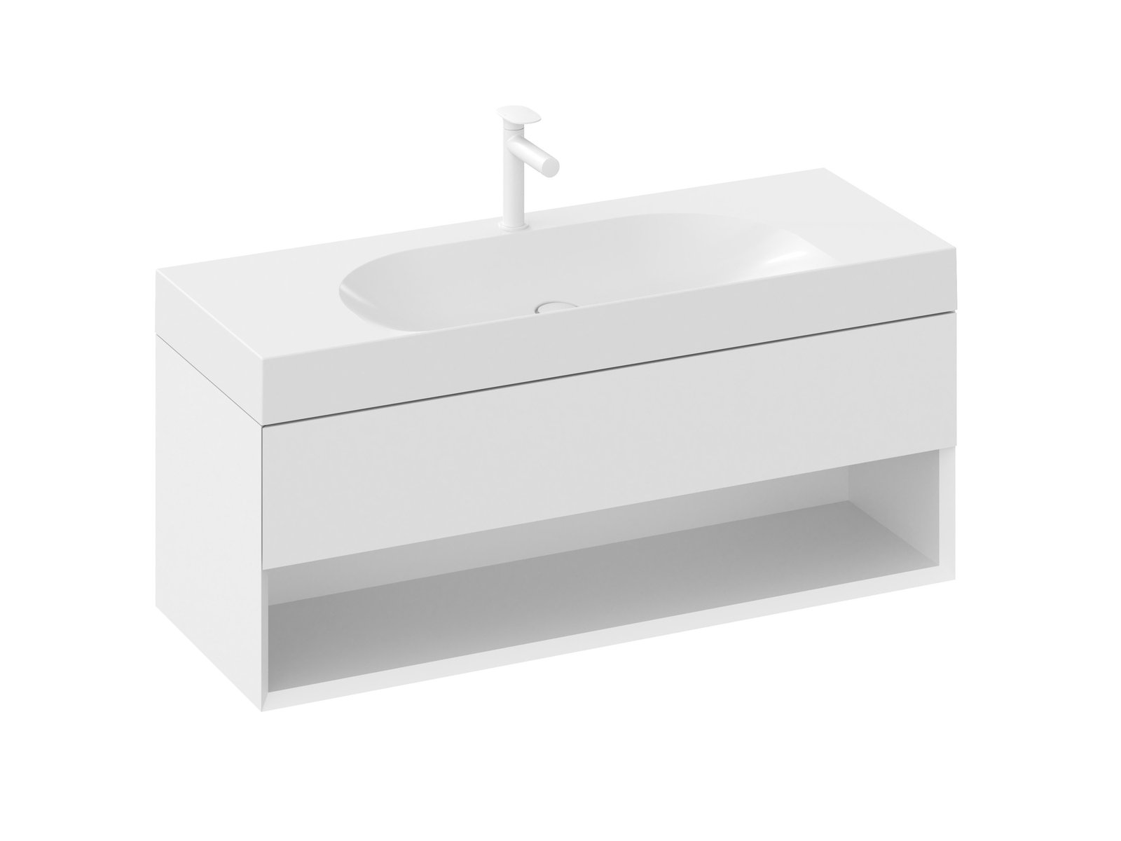 Ravak Lite armadietto 120x45x43 cm sottolavabo sospeso bianco X000001867