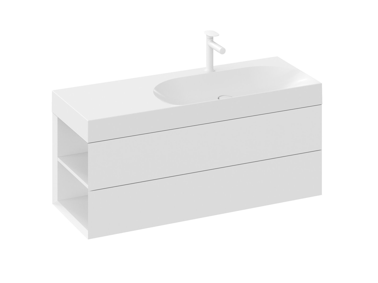 Ravak Lite armadietto 120x45x43 cm sottolavabo sospeso bianco X000001879