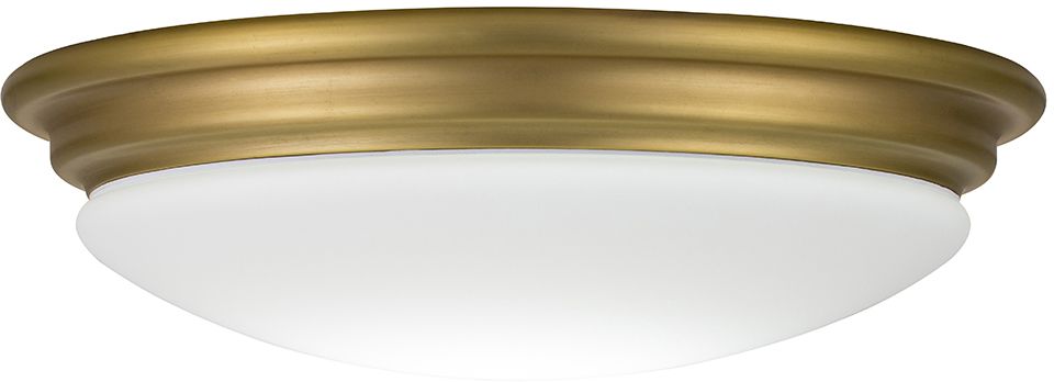 Elstead Lighting Brompton plafoniera 1x5.7 W ottone BATH-BROMPTON-F-BB