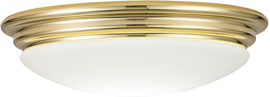 Elstead Lighting Brompton plafoniera 1x5.7 W ottone BATH-BROMPTON-F-PB
