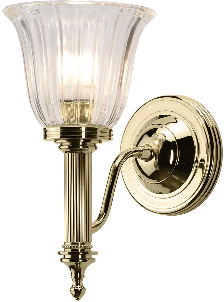 Elstead Lighting Carroll lampada da parete 1x3 W ottone BATH-CARROLL1-PB