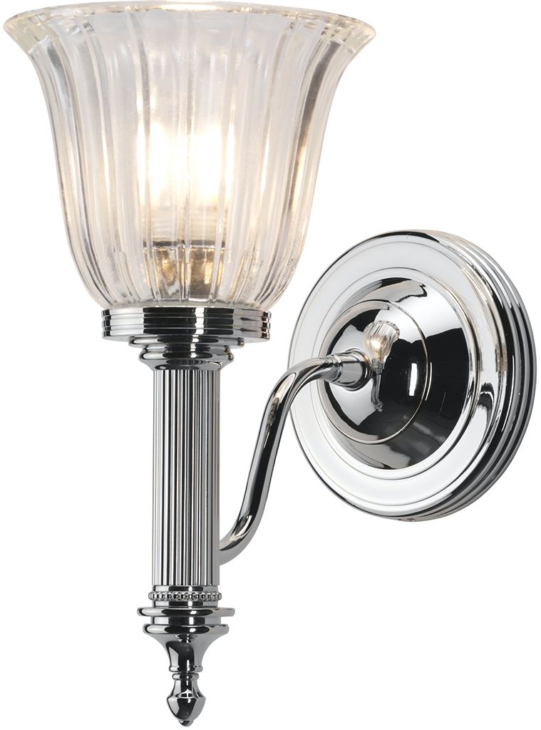 Elstead Lighting Carroll lampada da parete 1x3 W cromo BATH-CARROLL1-PC