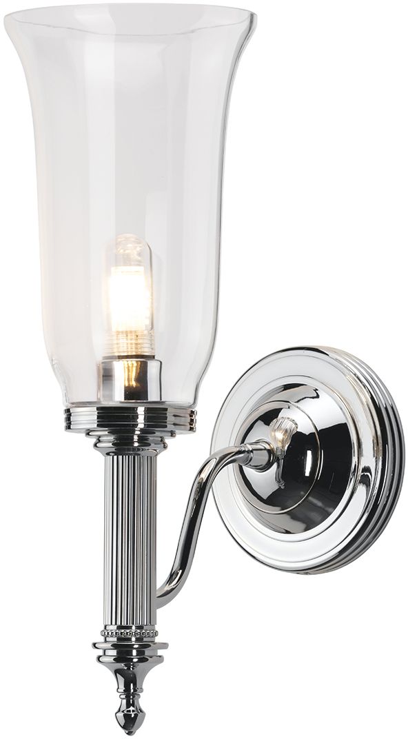 Elstead Lighting Carroll lampada da parete 1x3 W cromo BATH-CARROLL2-PC