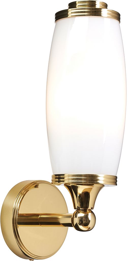Elstead Lighting Eliot lampada da parete 1x3 W ottone BATH-ELIOT1-PB