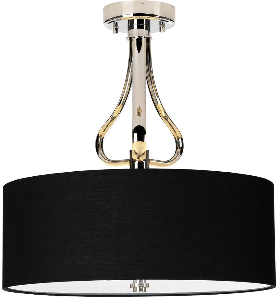 Elstead Lighting Falmouth lampada sospesa 3x3 W nero-cromo BATH-FALMOUTH-SF-PC