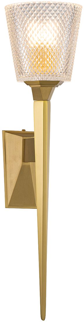 Elstead Lighting Verity lampada da parete 1x3 W ottone BATH-VERITY-BB