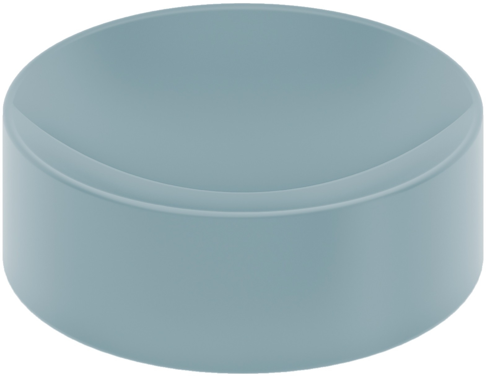 Clou Vale lavabo 22x22 cm rotonda da appoggio blu CL/03.38164