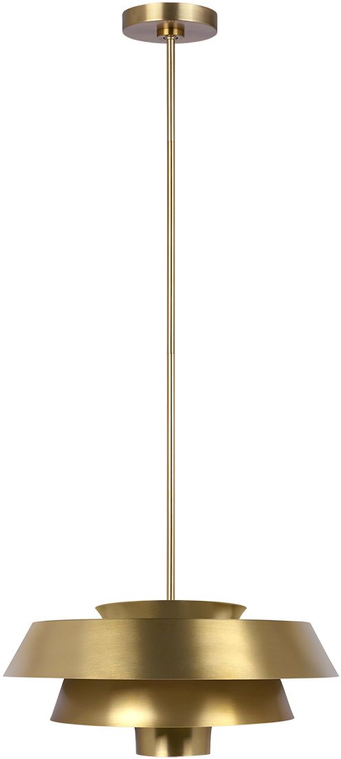 Elstead Lighting Brisbin lampada sospesa 1x60 W ottone FE-BRISBIN-BB