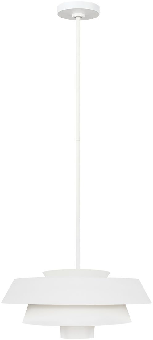 Elstead Lighting Brisbin lampada sospesa 1x60 W bianco FE-BRISBIN-MW