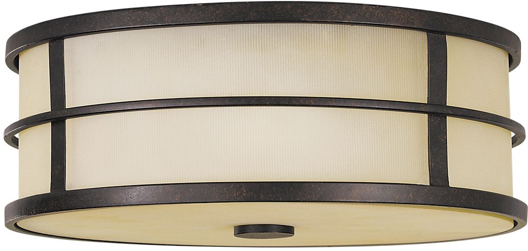 Elstead Lighting Fusion plafoniera 1x60 W marrone FE-FUSION-F