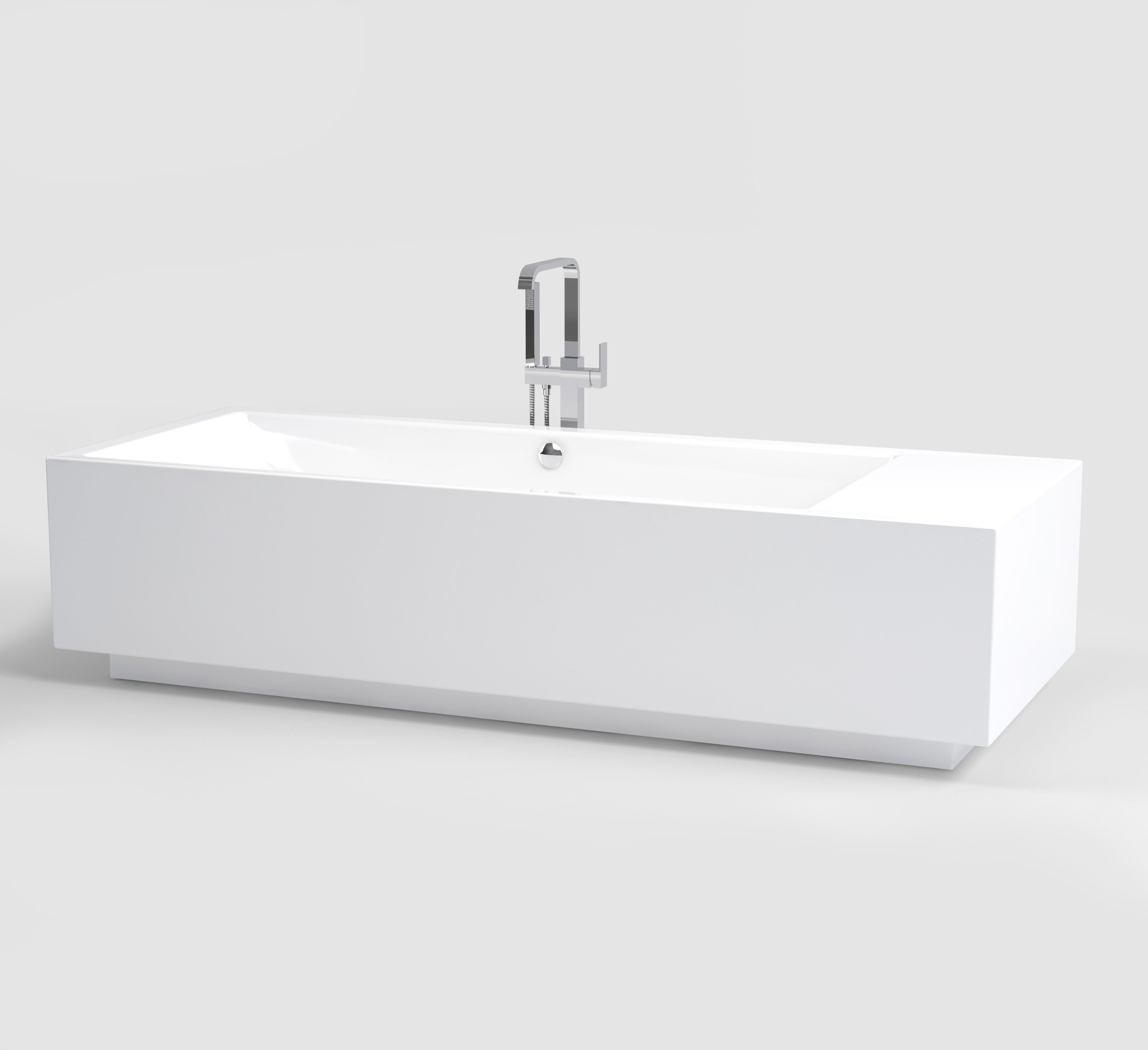 Clou Wash Me vasca da bagno freestanding 220x85 cm rettangolare bianco CL/05.50010