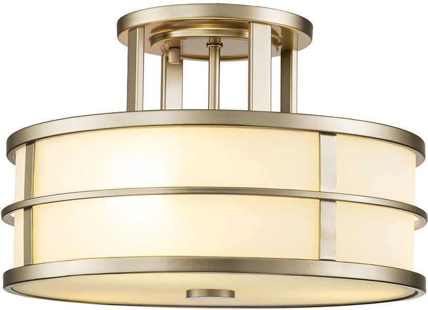 Elstead Lighting Fusion lampada da soffitto 3x60 W ottone FE-FUSION-SF-PNBR