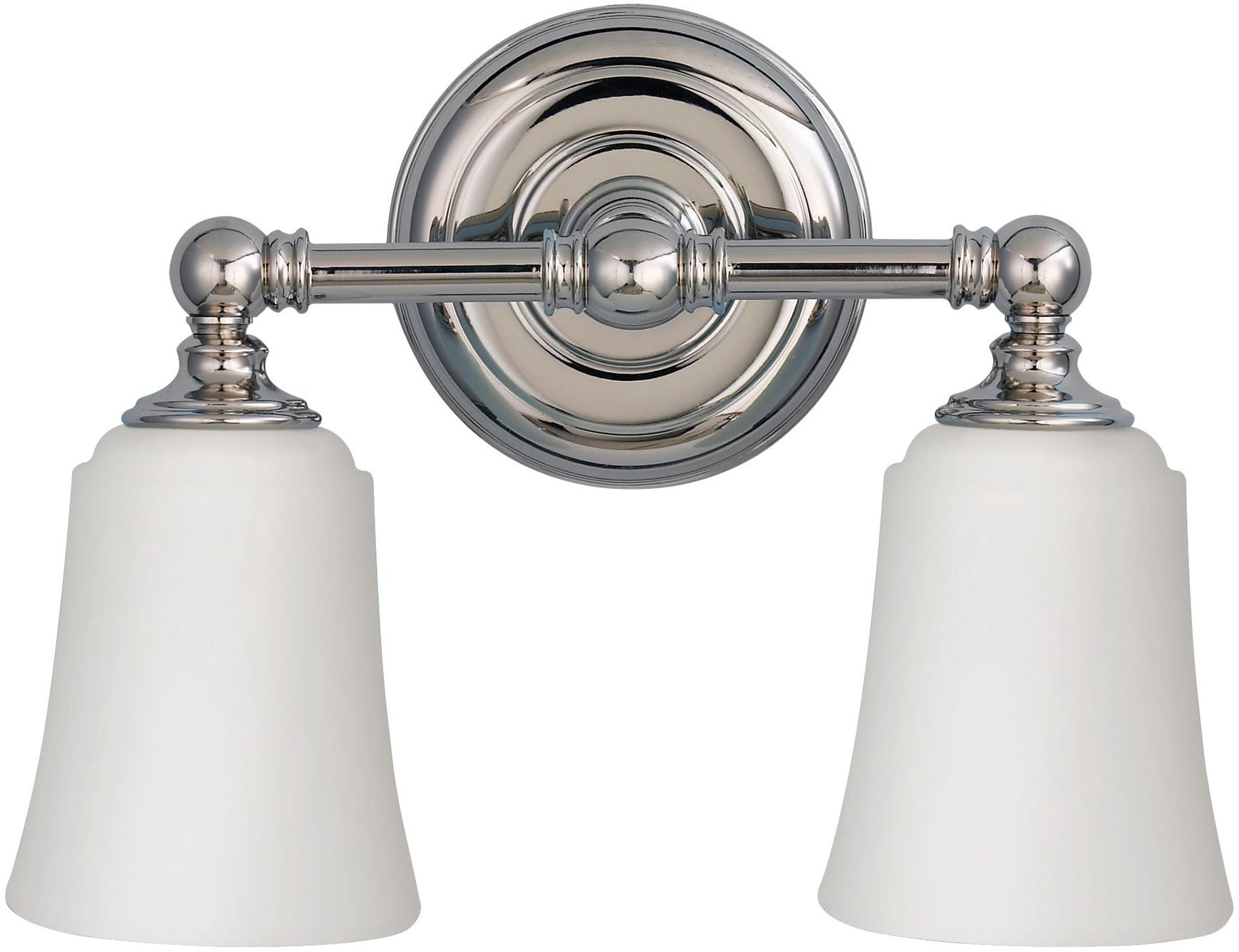 Elstead Lighting Huguenot Lake lampada da parete 2x3 W cromo FE-HUGOLAKE2BATH