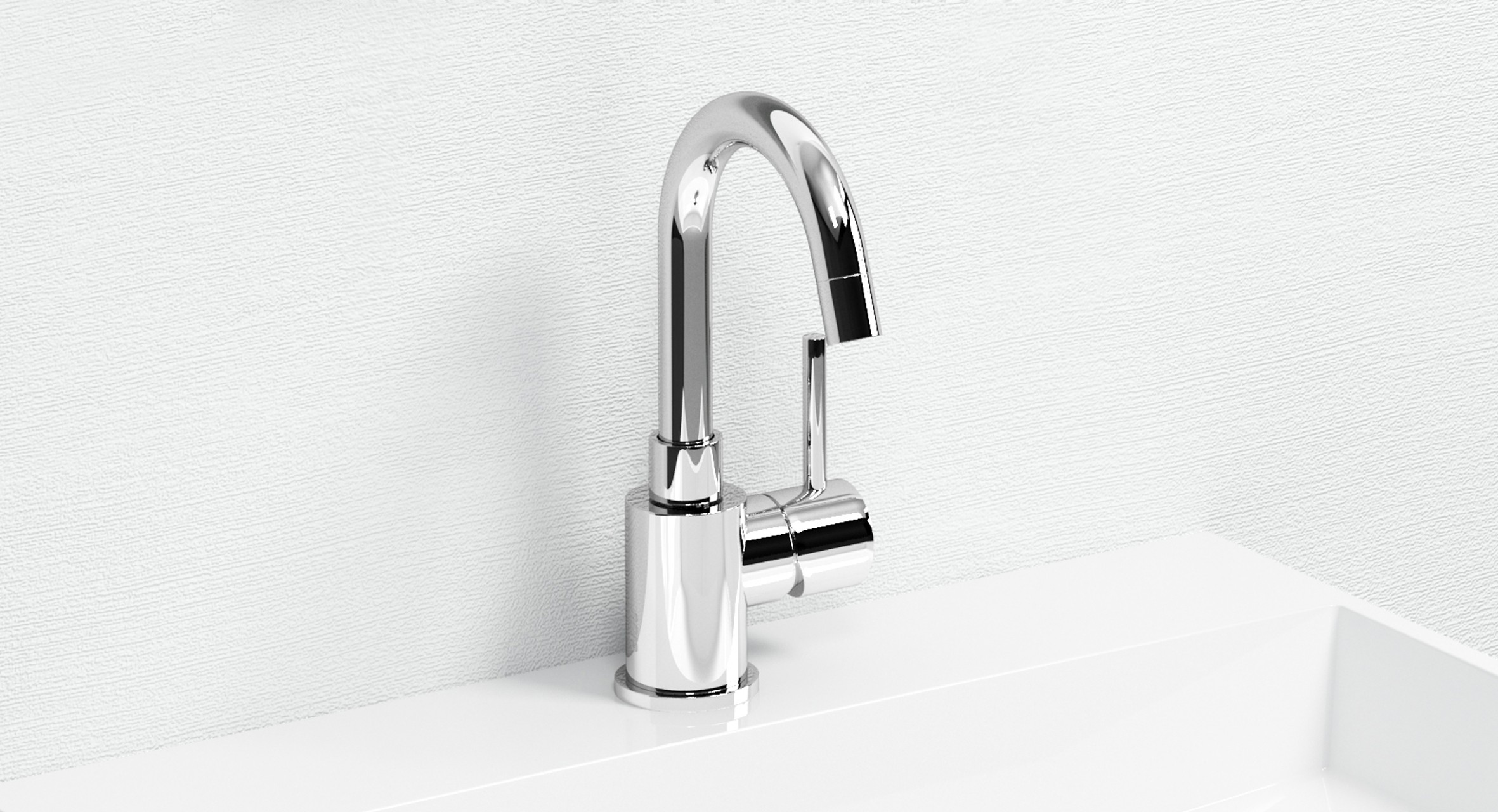 Clou Xo rubinetto per lavabo verticale cromo CL/06.14001.29