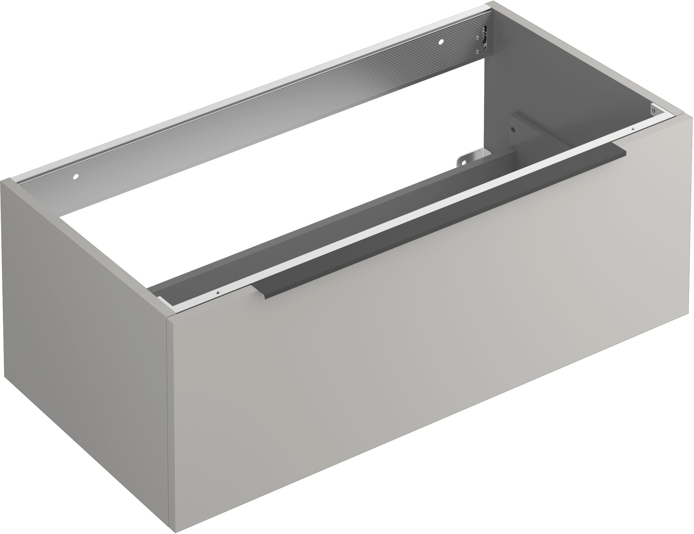 Kludi Icos armadietto 100x50x35 cm sottolavabo sospeso grigio 50S100O2