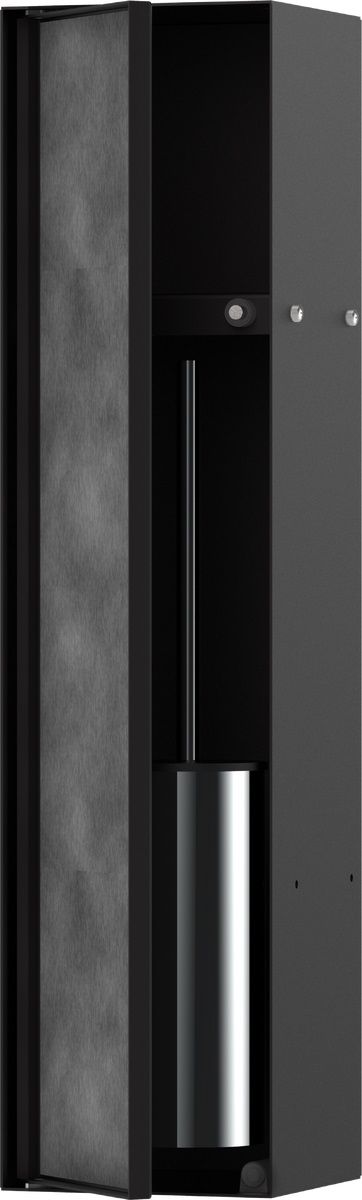Hansgrohe XtraStoris Rock portarotolo nero 56060670