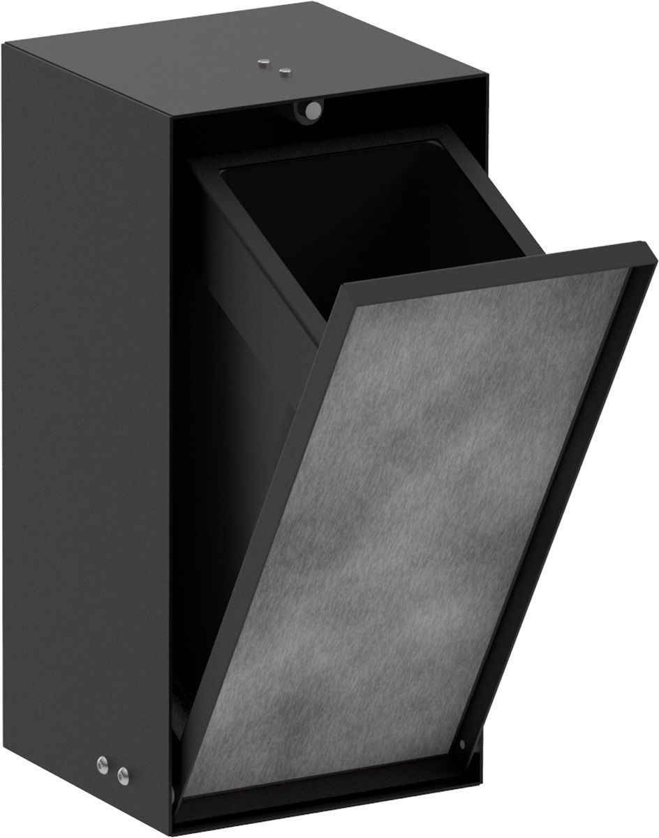 Hansgrohe XtraStoris Rock secchio della spazzatura 2.5 l nero 56063670