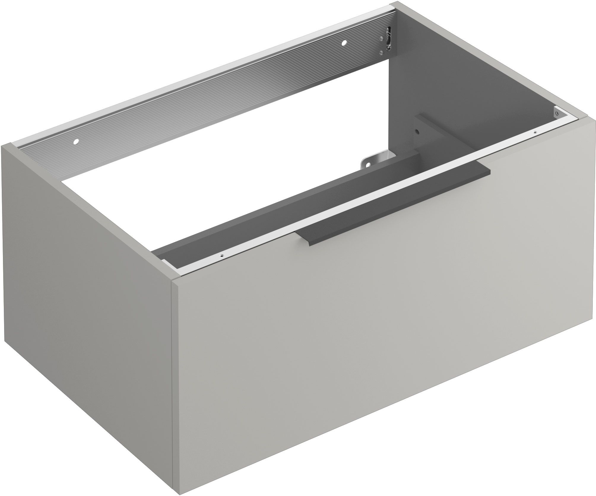 Kludi Icos armadietto 80x50x35 cm sottolavabo sospeso grigio 50S80O2