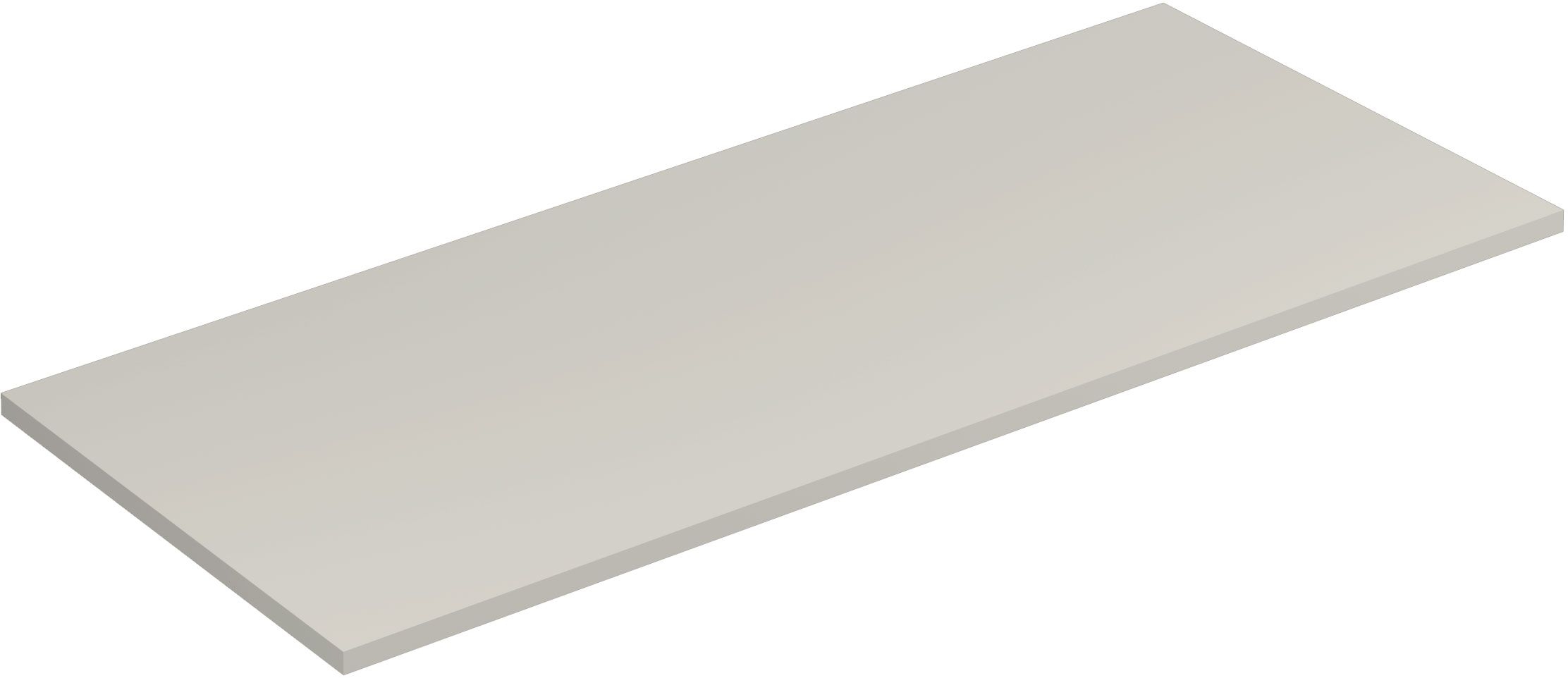 Kludi Icos piano sopra armadietto 120x50 cm grigio 50T120O2