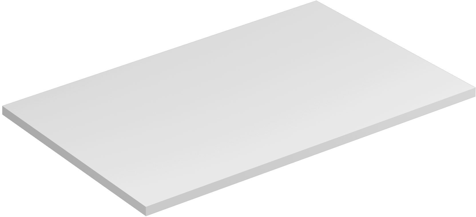 Kludi Icos piano sopra armadietto 80x50 cm bianco 50T8053