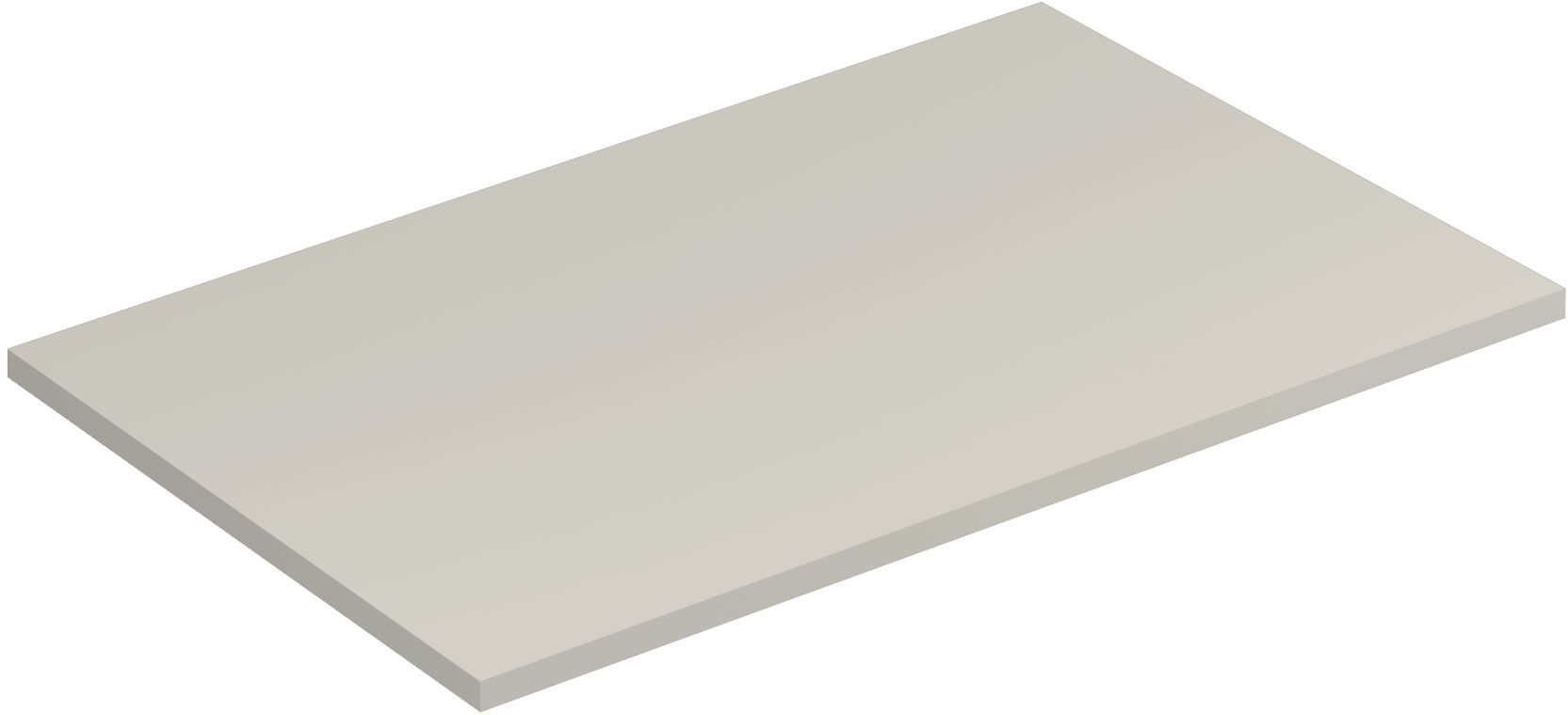 Kludi Icos piano sopra armadietto 80x50 cm grigio 50T80O2