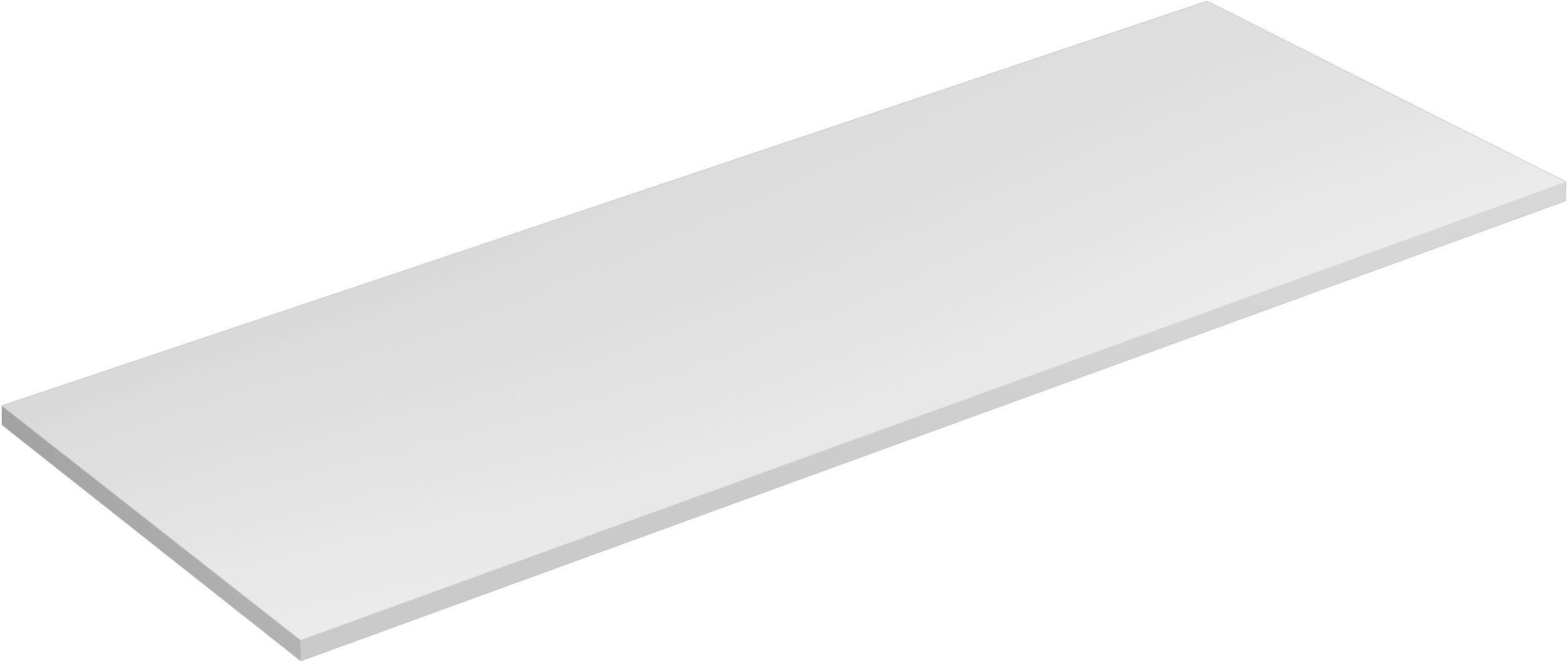 Kludi Icos piano sopra armadietto 140x50 cm bianco 50T14053