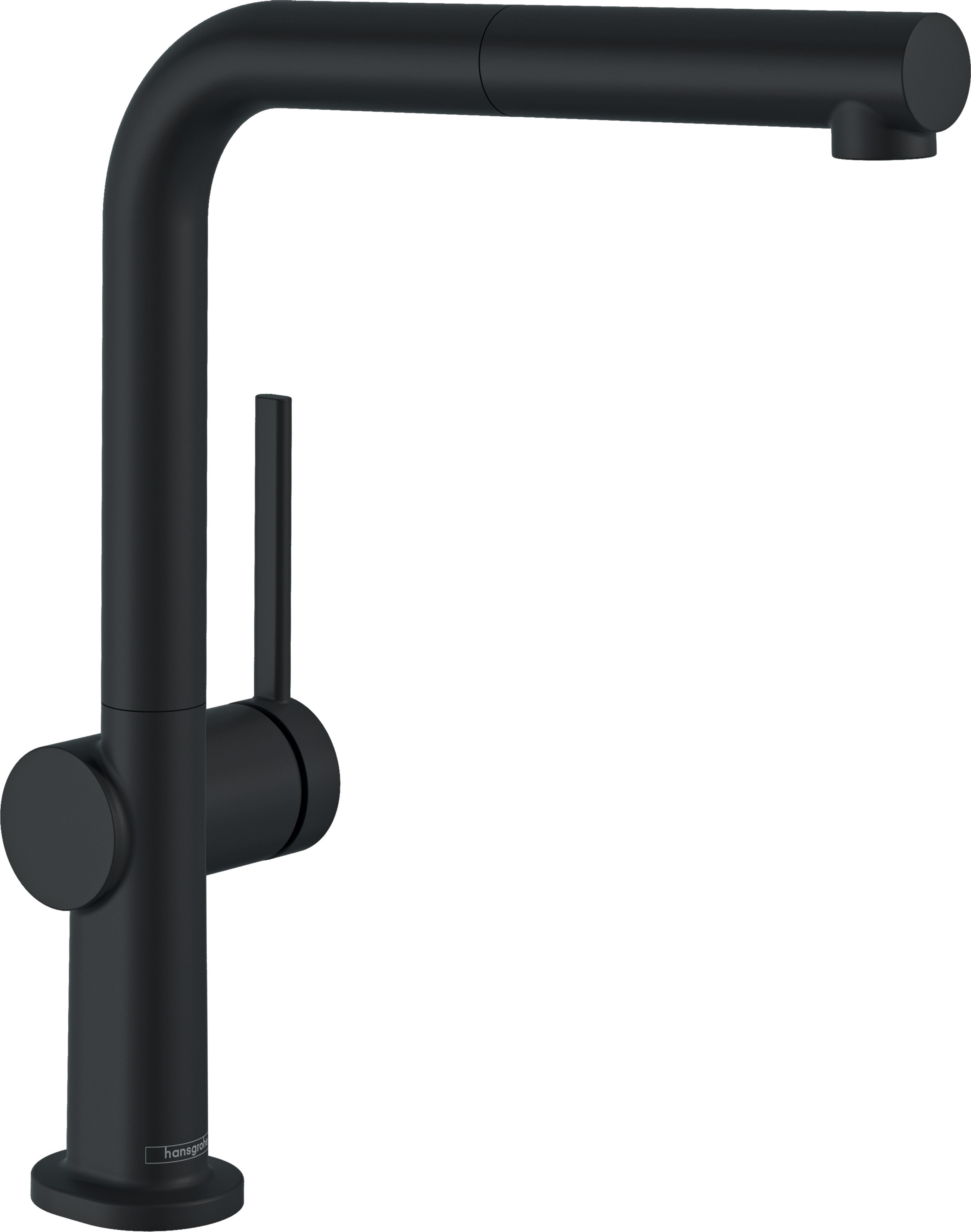 Hansgrohe Talis M54 rubinetto da cucina verticale nero 72808670