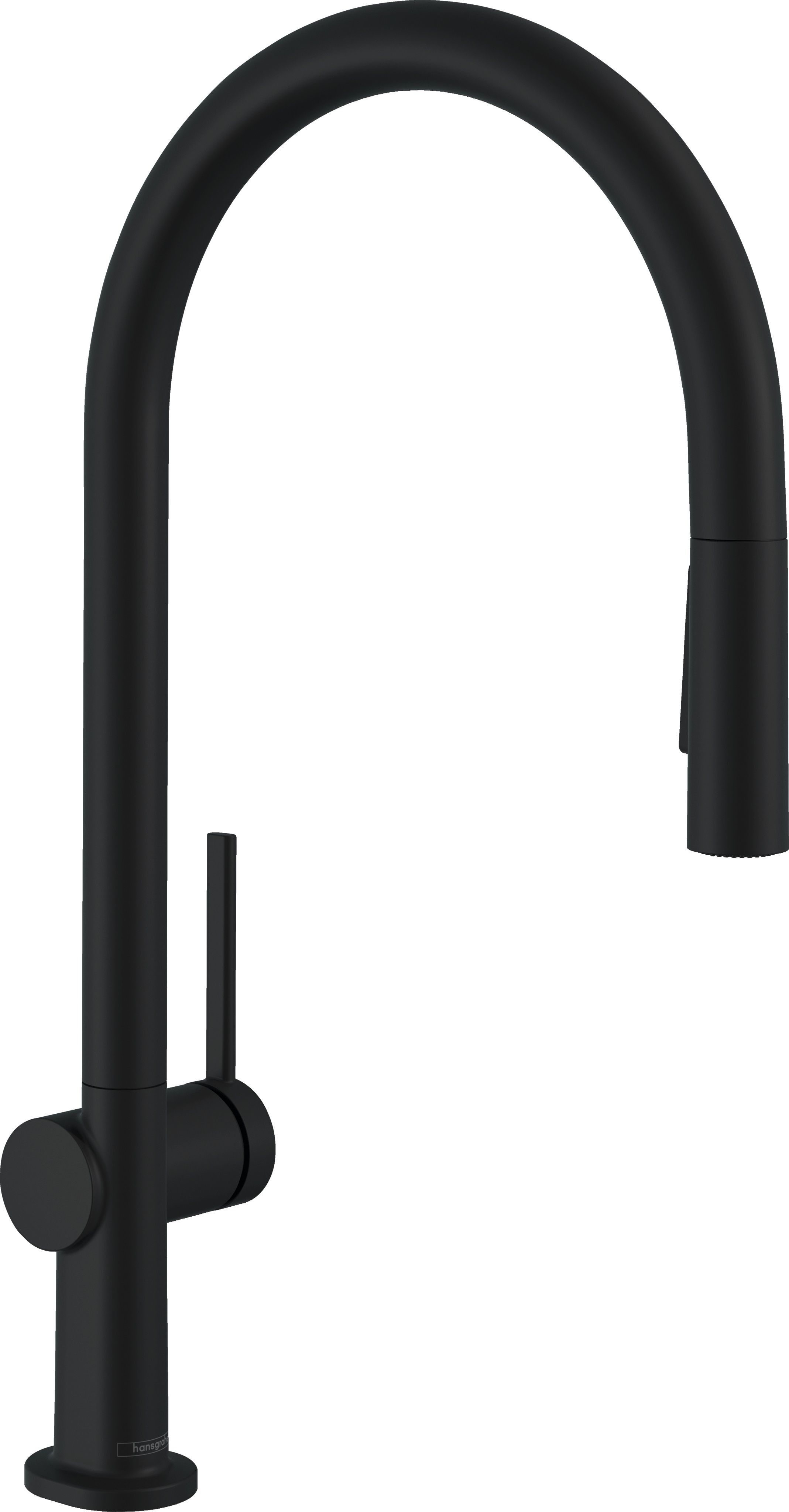 Hansgrohe Talis M54 rubinetto da cucina verticale nero 72800670
